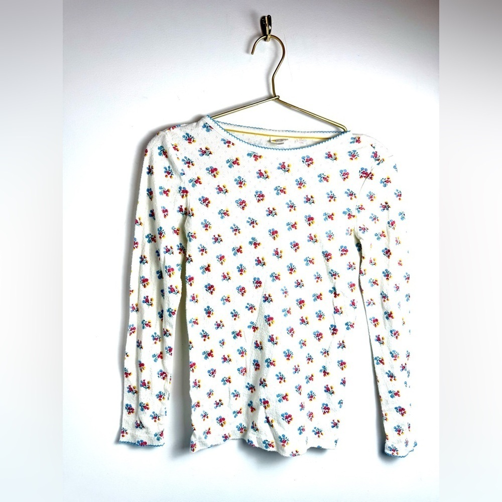 Mini boden  floral shirt size 11/12